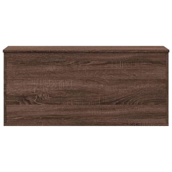 vidaXL opbevaringsboks 100x42x46 cm konstrueret træ brun egetræsfarve