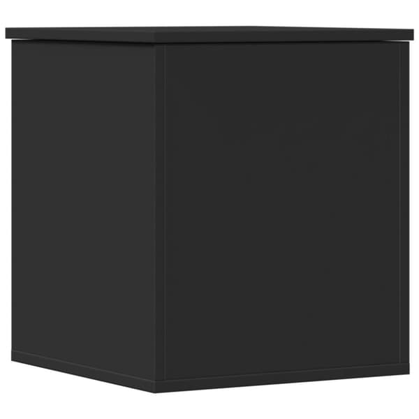 vidaXL Förvaringslåda svart 40x42x46 cm konstruerat trä