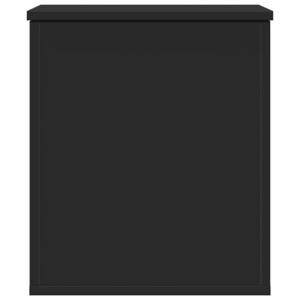 vidaXL opbevaringsboks 40x42x46 cm konstrueret træ sort