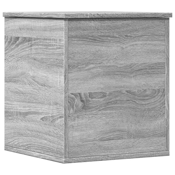 vidaXL opbevaringsboks 40x42x46 cm konstrueret træ grå sonoma-eg