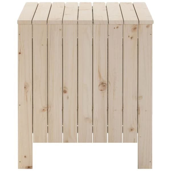 vidaXL opbevaringsboks med låg RANA 80x49x54 cm massivt fyrretræ