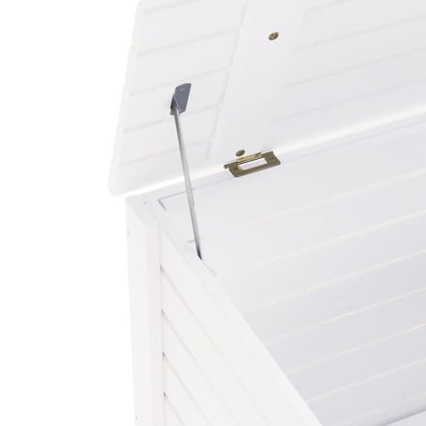vidaXL Putekasse med lokk RANA 60x49x54 cm heltre furu