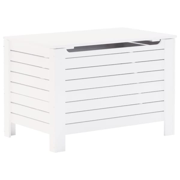 vidaXL Putekasse med lokk RANA 80x49x54 cm heltre furu
