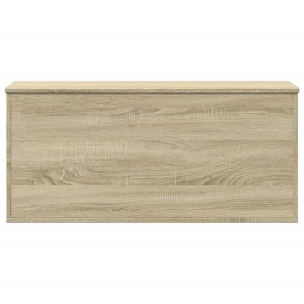 vidaXL Oppbevaringsboks sonoma eik 100x42x46 cm konstruert tre