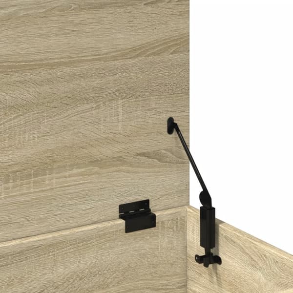 vidaXL Oppbevaringsboks sonoma eik 100x42x46 cm konstruert tre