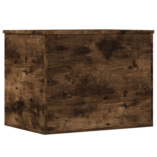 vidaXL Förvaringslåda rökfärgad ek 60x42x46 cm konstruerat trä