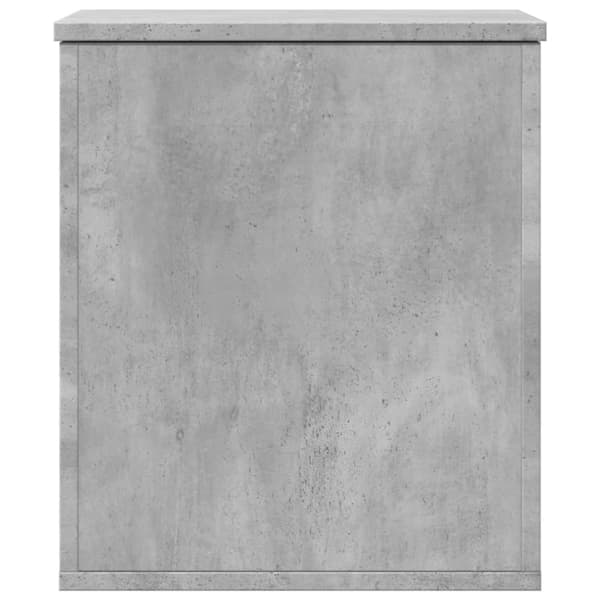 vidaXL Förvaringslåda betonggrå 40x42x46 cm konstruerat trä
