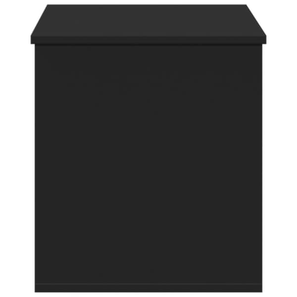vidaXL opbevaringsboks 100x42x46 cm konstrueret træ sort