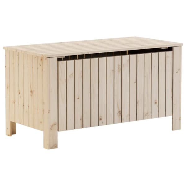 vidaXL Putekasse med lokk RANA 100x49x54 cm heltre furu
