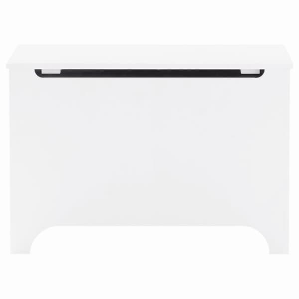 vidaXL opbevaringsboks med låg RANA 80x49x54 cm massivt fyrretræ hvid