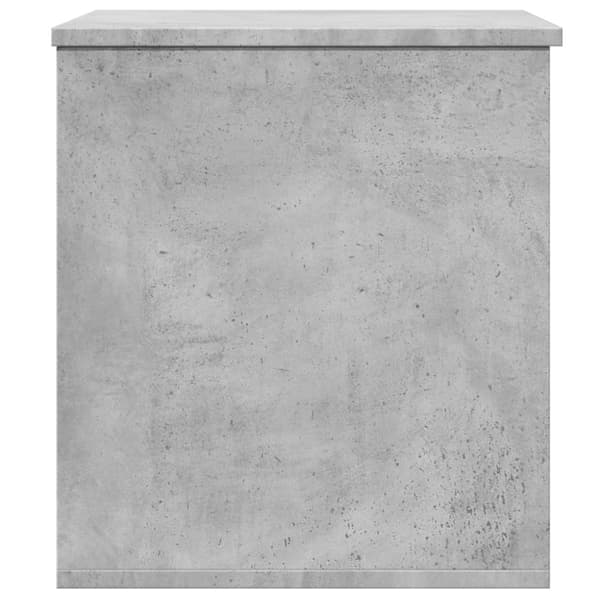 vidaXL Oppbevaringsboks betonggrå 60x42x46 cm konstruert tre
