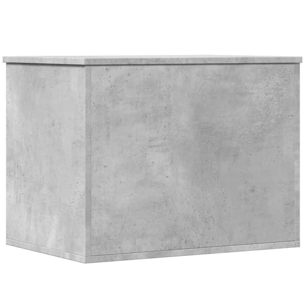 vidaXL Oppbevaringsboks betonggrå 60x42x46 cm konstruert tre