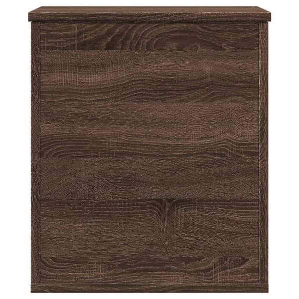 vidaXL Oppbevaringsboks brun eik 40x42x46 cm konstruert tre