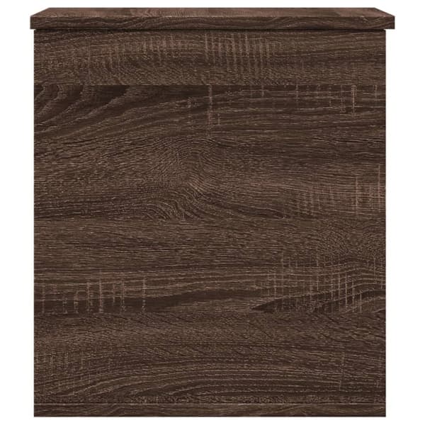 vidaXL Oppbevaringsboks brun eik 40x42x46 cm konstruert tre