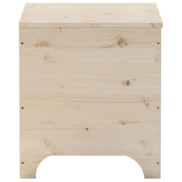 vidaXL Förvaringslåda med lock RANA 60x49x54 cm massiv furu