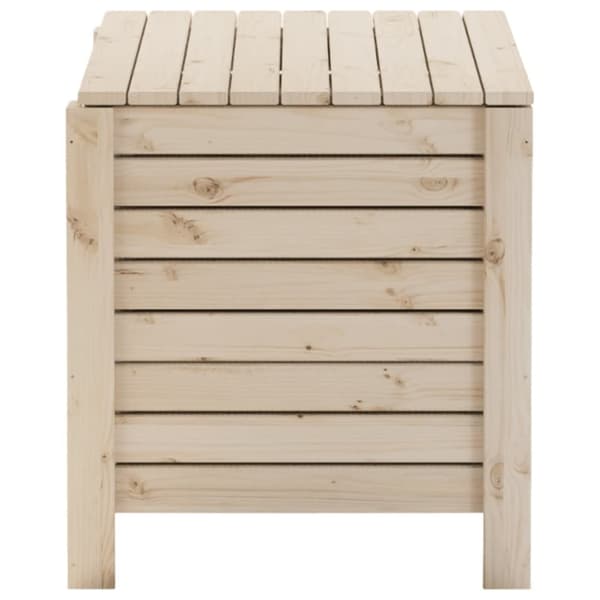 vidaXL Putekasse med lokk RANA 80x49x54 cm heltre furu