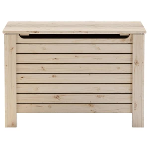 vidaXL Putekasse med lokk RANA 100x49x54 cm heltre furu