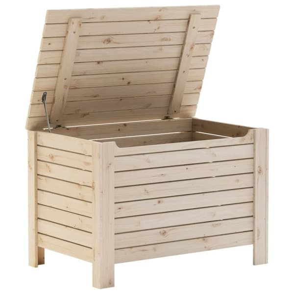 vidaXL Putekasse med lokk RANA 100x49x54 cm heltre furu