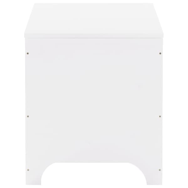 vidaXL opbevaringsboks med låg RANA 100x49x54 cm massivt fyrretræ hvid