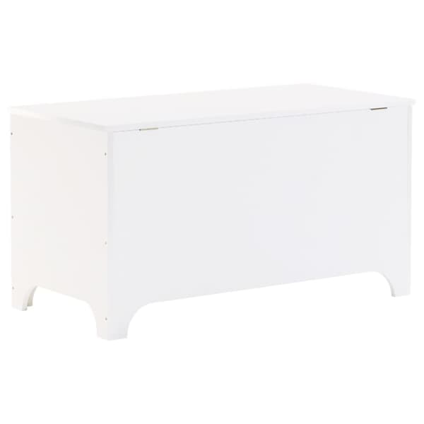vidaXL opbevaringsboks med låg RANA 100x49x54 cm massivt fyrretræ hvid