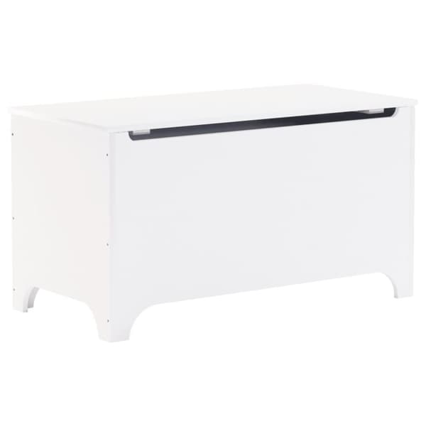 vidaXL opbevaringsboks med låg RANA 100x49x54 cm massivt fyrretræ hvid