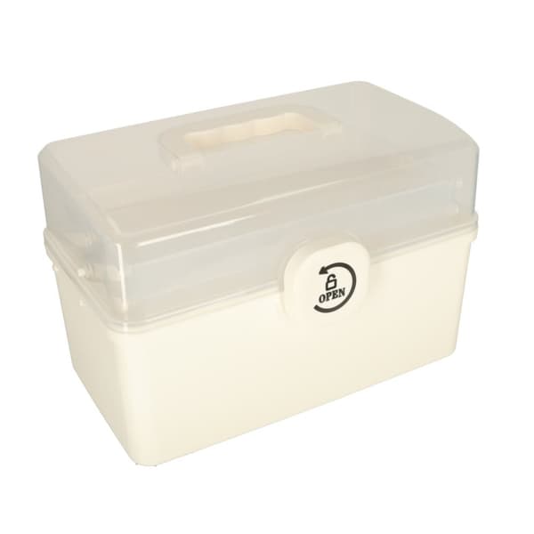 Organizer medicinbeholder medicin førstehjælpskasse til opbevaring af medicin 34x19x22,5cm