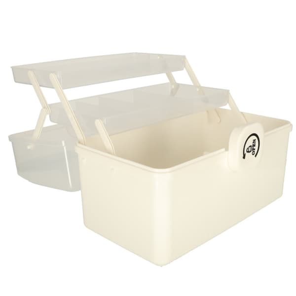 Organizer medicinbeholder medicin førstehjælpskasse til opbevaring af medicin 34x19x22,5cm