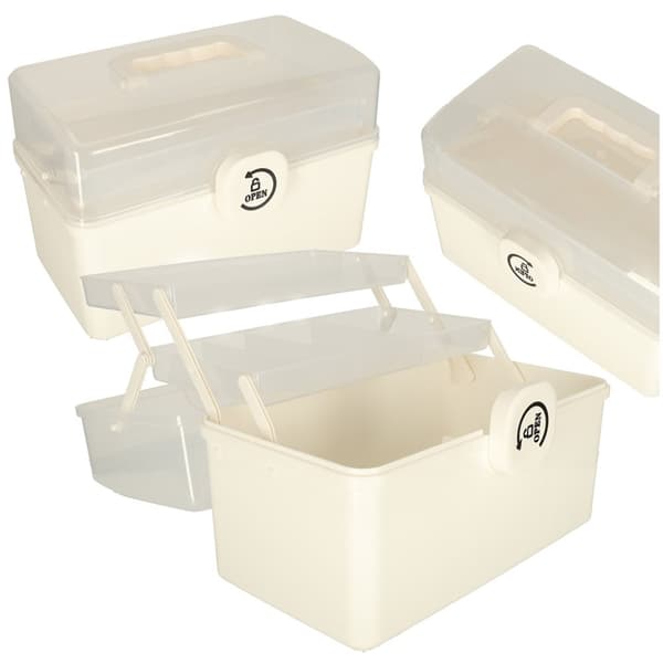 Organizer medicinbeholder medicin førstehjælpskasse til opbevaring af medicin 34x19x22,5cm