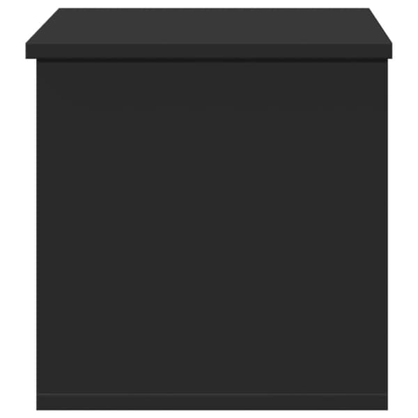 opbevaringsboks 60x35x35 cm konstrueret træ sort