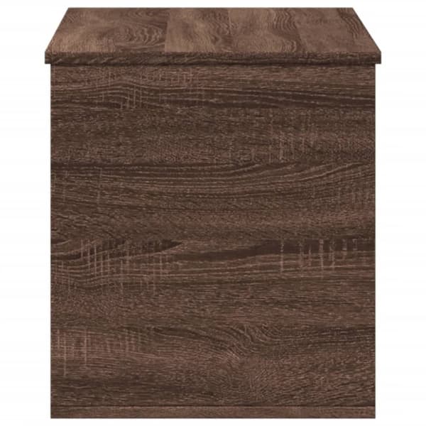 opbevaringsboks 100x42x46 cm konstrueret træ brun egetræsfarve