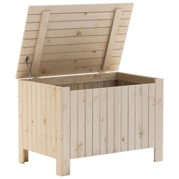opbevaringsboks med låg RANA 80x49x54 cm massivt fyrretræ