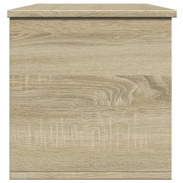 opbevaringsboks 102x35x35 cm konstrueret træ sonoma-eg