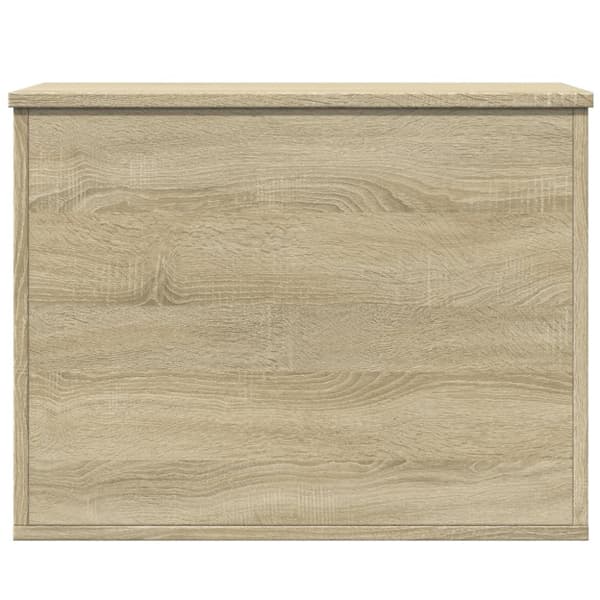 opbevaringsboks 60x42x46 cm konstrueret træ sonoma-eg