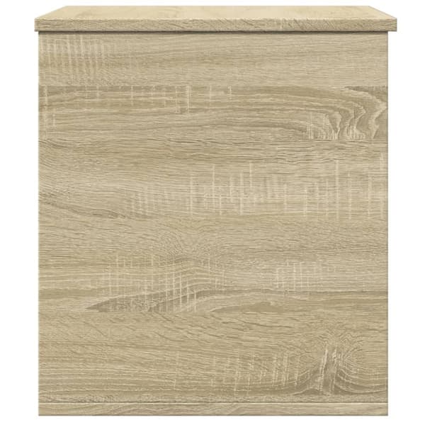 opbevaringsboks 60x42x46 cm konstrueret træ sonoma-eg