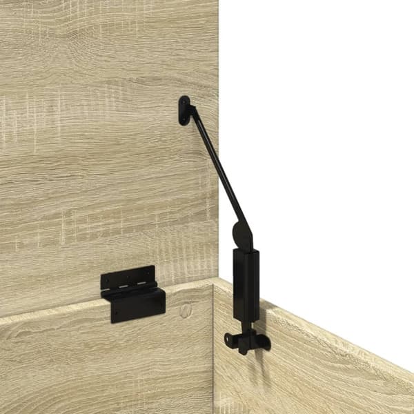 opbevaringsboks 60x42x46 cm konstrueret træ sonoma-eg