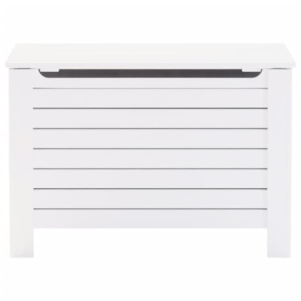 opbevaringsboks med låg RANA 100x49x54 cm massivt fyrretræ hvid