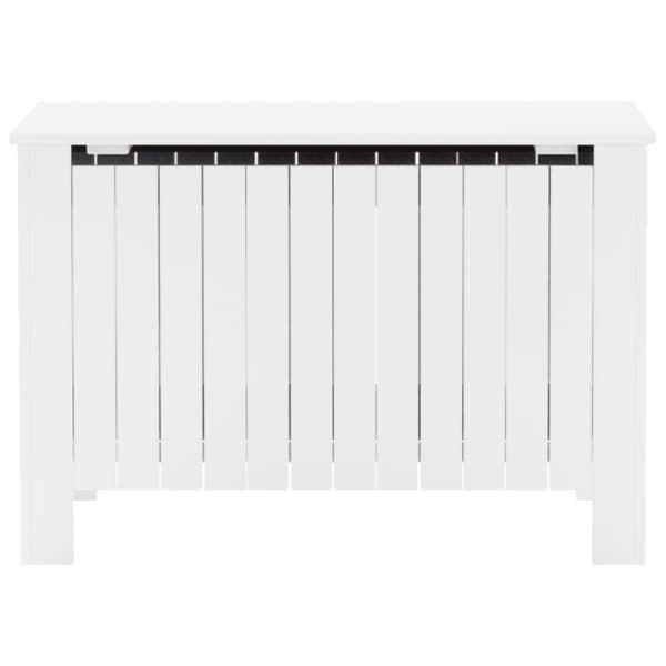 opbevaringsboks med låg RANA 80x49x54 cm massivt fyrretræ hvid