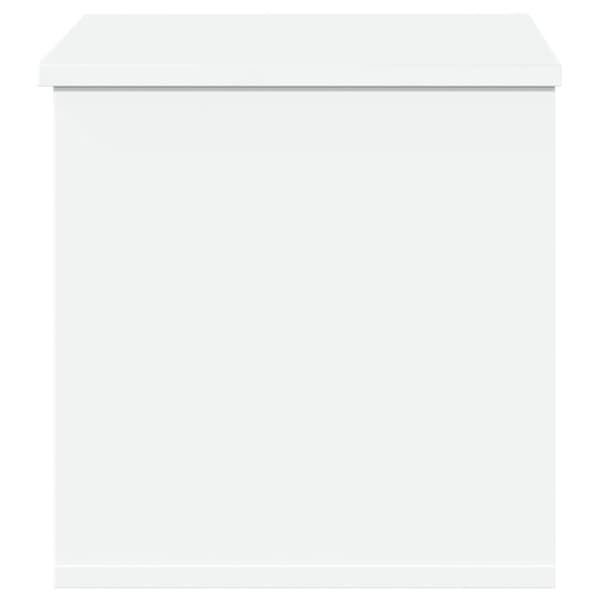Förvaringslåda vit 60x35x35 cm konstruerat trä