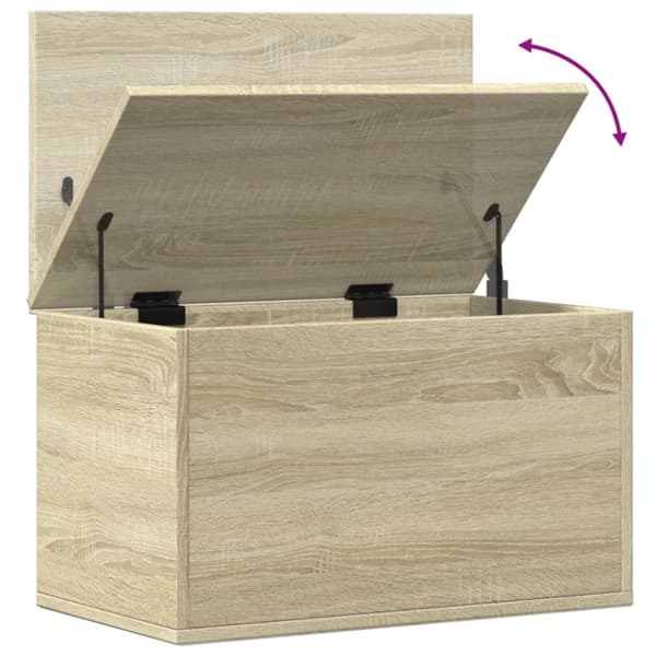 Förvaringslåda sonoma-ek 60x35x35 cm konstruerat trä