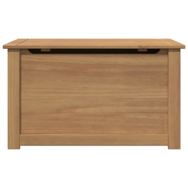opbevaringskiste med låg Panama 79x42x46 cm massivt fyrretræ