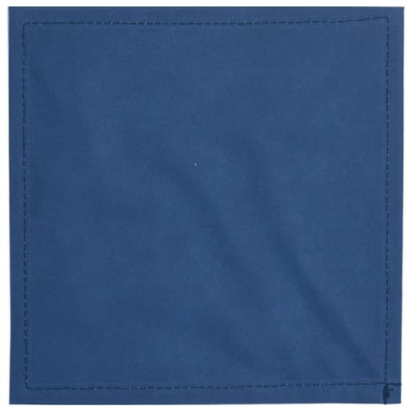 opbevaringskasser 4 stk. 32x32x32 cm foldbare stof blå