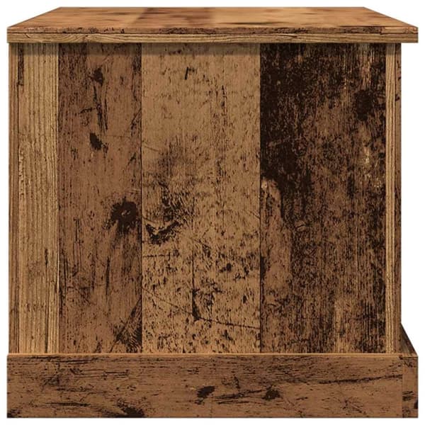 opbevaringskasse 70x40x38 cm konstrueret træ antikt træ