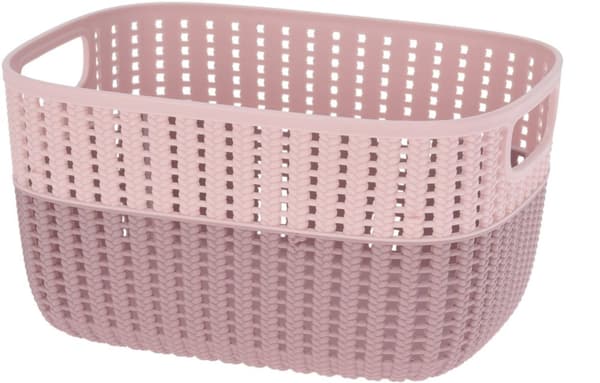 Korg Förvaring Beige Rosa Grå Grön Plast 22x28 cm