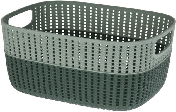 Korg Förvaring Beige Rosa Grå Grön Plast 38x28 cm