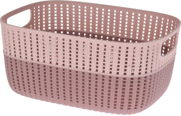Korg Förvaring Beige Rosa Grå Grön Plast 38x28 cm