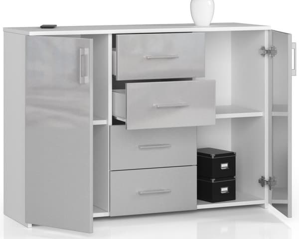KOMMODE K45 METALLISK GLANS