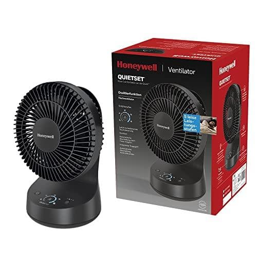 Honeywell HTF337BE musta QuietSet 5 pöytätuuletin (HTF337BE4)