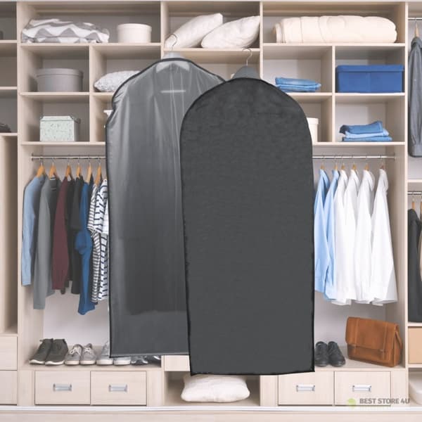 GRÅ grå frakkeorganisator 60x135cm