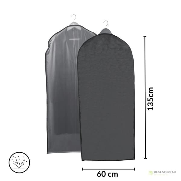 GRÅ grå frakkeorganisator 60x135cm