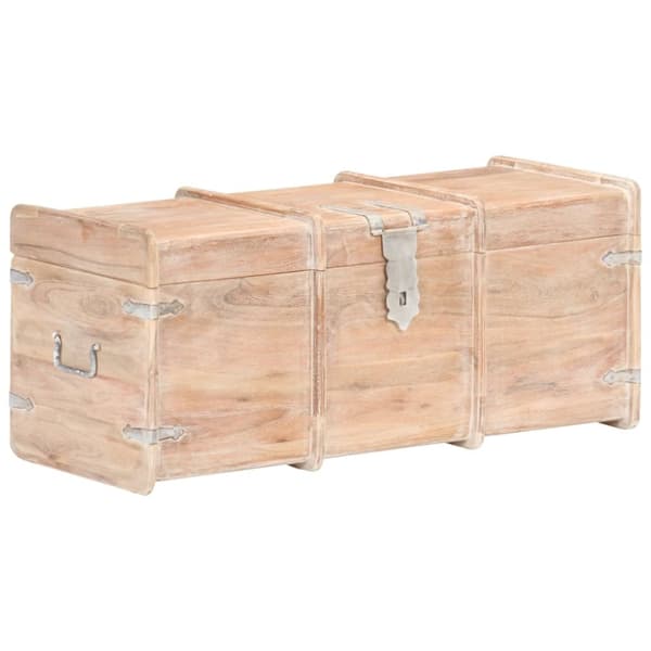 Förvaringskista 90x40x40 cm massivt akaciaträ
